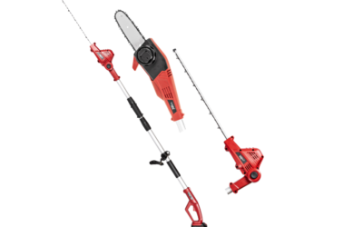 Nożyce i piła na wysięgniku aku